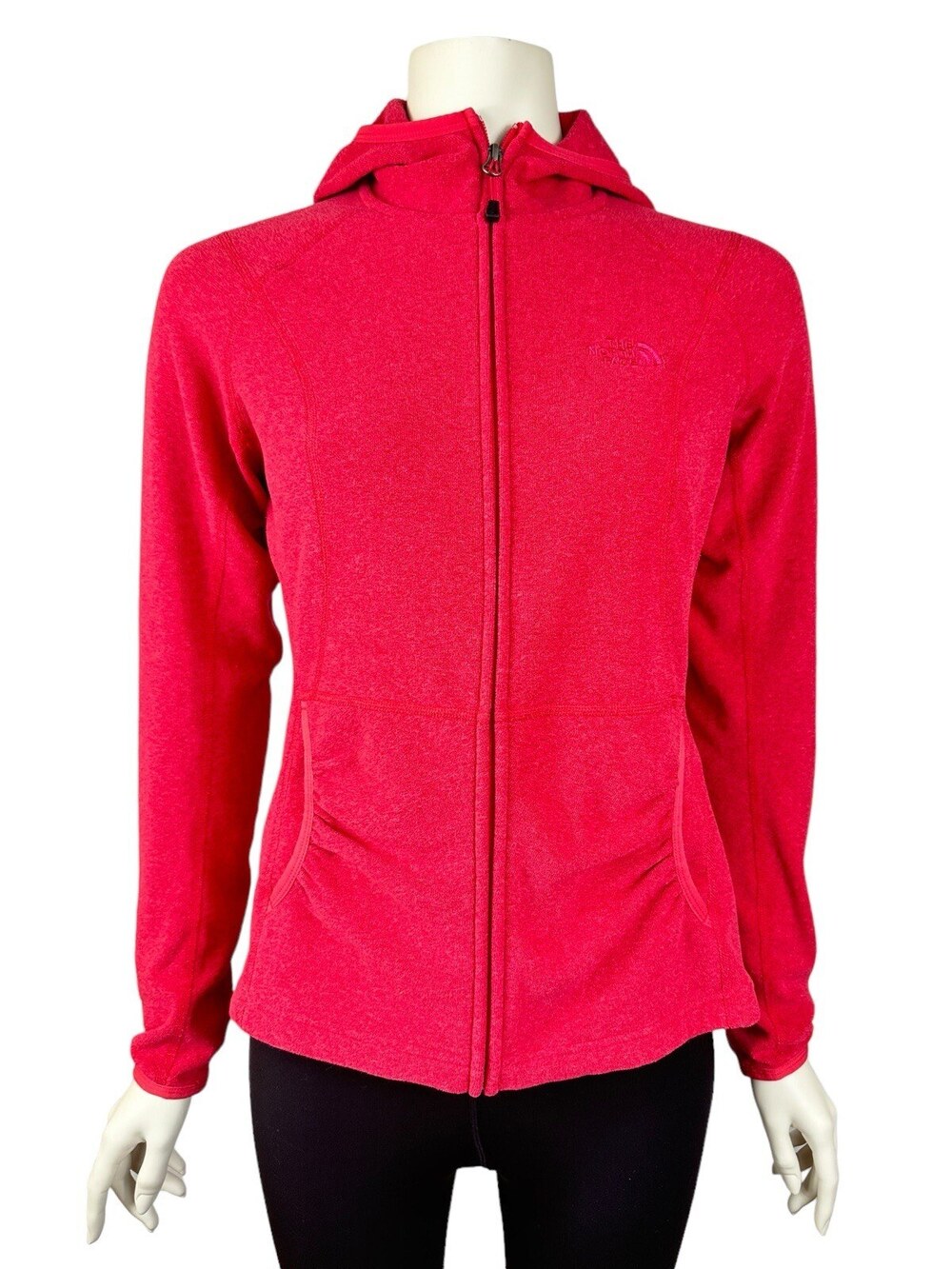 The North Face Denali Zip Jacket Women’s Small Polartec Terry Fleece Pink Hoodie